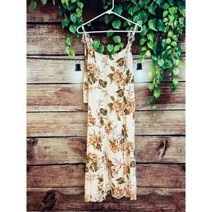Reformation Twilight Midi Dress Floral Bella Sundress Boho Earth Tones Size 6